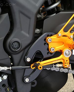 Sato Racing “Race Concept V.2” Adjustable Rearsets – 2015-2018 Yamaha YZF-R3 / YZF-R25 / MT-03