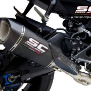 SC-Project SC1-R Muffler, With Carbon Fiber End Cap and De – Cat Link Pipe Yamaha R1 / R1M  2015 – 2021