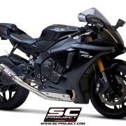 SC-Project GP70-R Titanium Cat-Eliminating Exhaust – Yamaha R1/R1M (2015 – 2023)