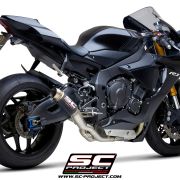 SC-Project GP70-R Titanium Cat-Eliminating Exhaust – Yamaha R1/R1M (2015 – 2023)