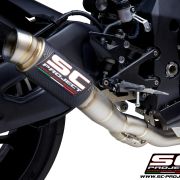 SC-Project GP70-R Titanium Cat-Eliminating Exhaust – Yamaha R1/R1M (2015 – 2023)