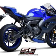 SC-Project S1 Full 2-1 System Exhaust | Yamaha YZF-R7 (2021-2023)