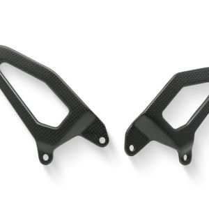 CNC Racing Carbon Fiber Heel Guards for the RPS Adjustable Rearset - Ducati Panigale V4 and Streetfighter V4
