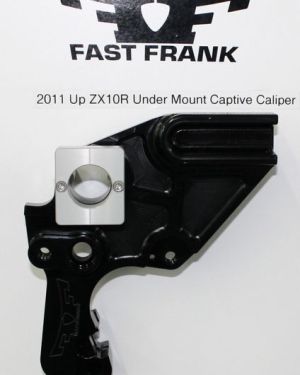 Fast Frank Racing Underslung Rear Brake Caliper Bracket for 2011-19 Kawasaki Ninja ZX-10R / ZX-10RR