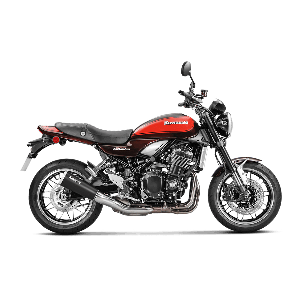 Akrapovic Racing Street Legal Black Titanium Slip On Muffler 2018 Kawasaki  Z900RS / Cafe