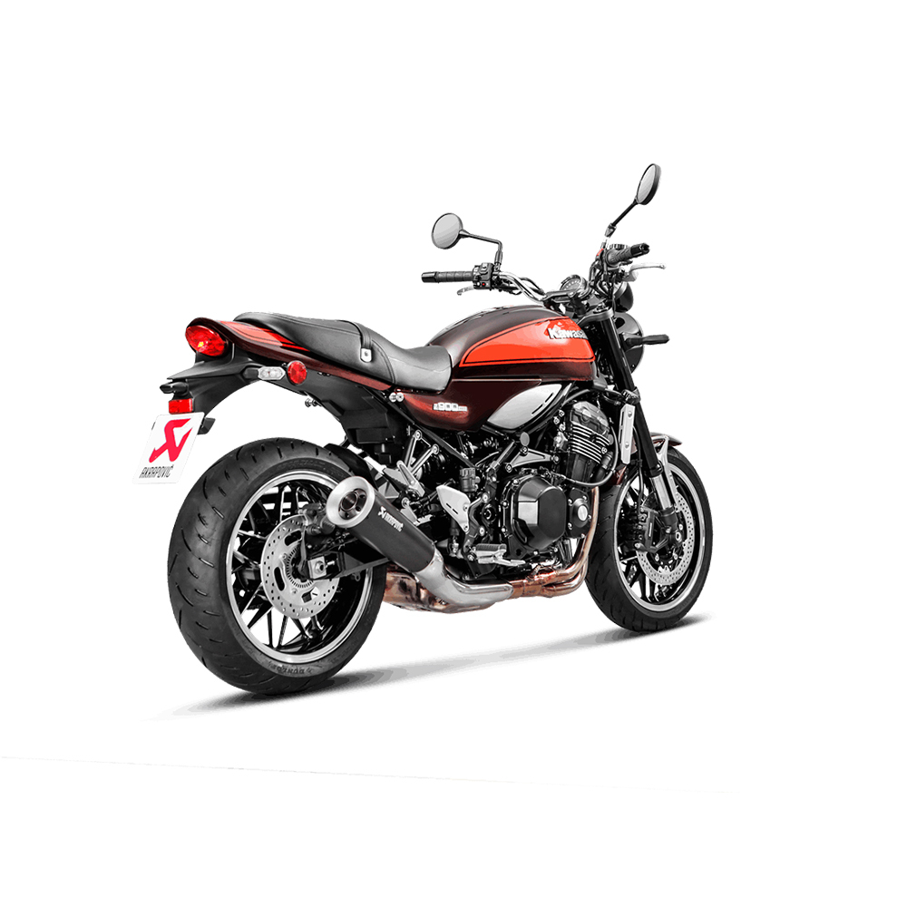 Akrapovic Racing Street Legal Black Titanium Slip On Muffler 2018 Kawasaki  Z900RS / Cafe