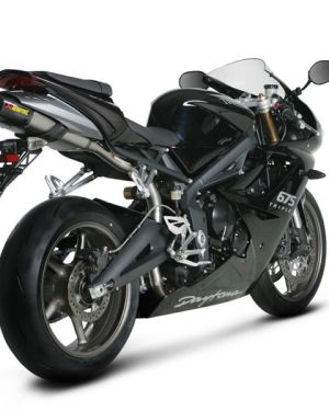 Akrapovic Racing Titanium Slip-On Muffler – Triumph Daytona 675 2006-2012