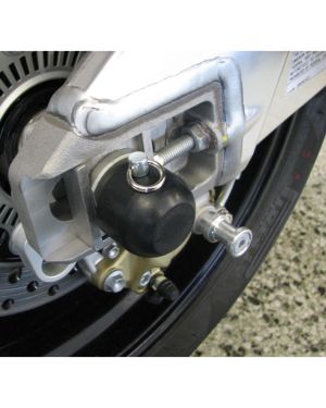 Woodcraft Rear Axle Slider Kit – Aprilia (most models)