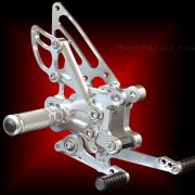 Sato Racing Rearsets – Gold 11-13 Aprilia RSV4 APRC (non-ABS model)