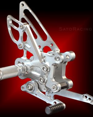 Sato Racing Rearsets – Gold 11-13 Aprilia RSV4 APRC (non-ABS model)