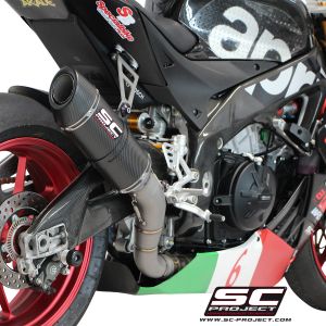 SC-Project 2015-2016 Aprilia RSV4 Oval Matte Carbon Racing Exhaust