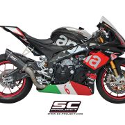 SC-Project 2015-2016 Aprilia RSV4 Oval Matte Carbon Racing Exhaust