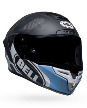 Bell Race Star Flex DLX Carbon Fiber Helmet – HELLO COUSTEAU Matte Black/Blue