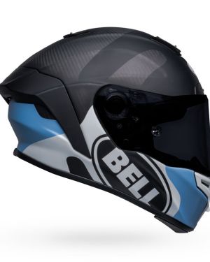 Bell Race Star Flex DLX Carbon Fiber Helmet – HELLO COUSTEAU Matte Black/Blue