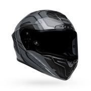 Bell Race Star Flex DLX Carbon Fiber Helmet – LABYRINTH Gloss black / Grey