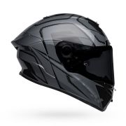 Bell Race Star Flex DLX Carbon Fiber Helmet – LABYRINTH Gloss black / Grey