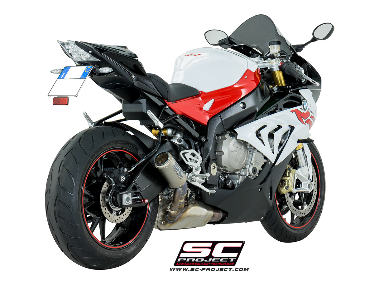 SC-Project 2017-2018 BMW S1000RR CR-T Slip-On Exhaust w/ Titanium Midpipe -  B25-T36 C/T (R)