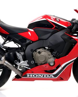 Arrow Competition Race Tech Aluminum ” Dark ” Silencer With Carbon End Cap 2017 – 2019 Honda CBR1000RR