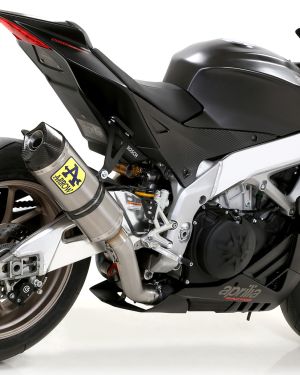 Arrow Race Tech Titanium Slip-On w/ Carbon Fiber End Cap – 2019-2020 Aprilia RSV4 1100 Factory