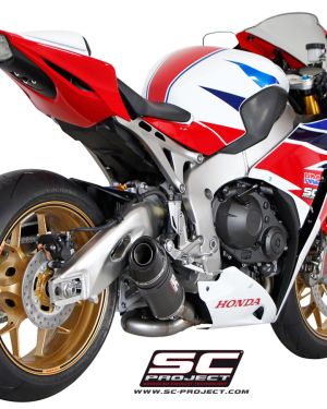 SC-Project Oval Matte Carbon Slip On 2014-2015 Honda CBR1000RR / SP (European Model Only)