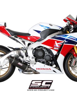 SC-Project Oval Matte Carbon Slip On 2014-2015 Honda CBR1000RR / SP (European Model Only)