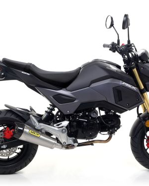 Arrow Racing Exhaust System, Stainless Header, Titanium / Carbon Silencer – 2016-19 Honda Grom MSX 125