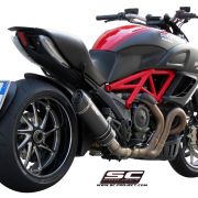 SC-Project 2010-2018 Ducati Diavel Oval Slip On Exhaust