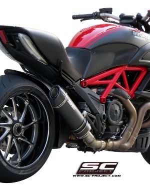 SC-Project 2010-2018 Ducati Diavel Oval Slip On Exhaust