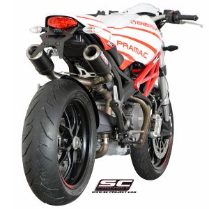 SC-Project Ducati Monster 696 / 796 / 1100 CR-T Slip On Exhaust