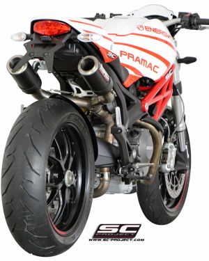 SC-Project Ducati Monster 696 / 796 / 1100 CR-T Slip On Exhaust