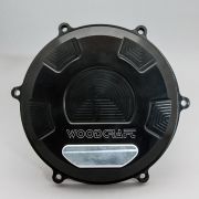 Woodcraft Ducati Panigale V4 RHS Clutch Cover w/Stainless Steel Skid Plate