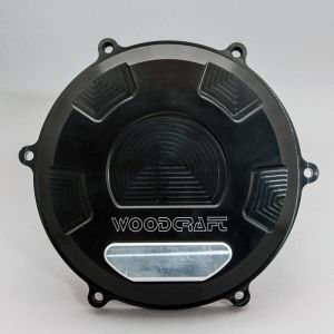 Woodcraft Ducati Panigale V4 RHS Clutch Cover w/Bare Aluminum Skid Plate