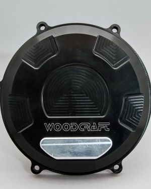 Woodcraft Ducati Panigale V4 RHS Clutch Cover w/Stainless Steel Skid Plate