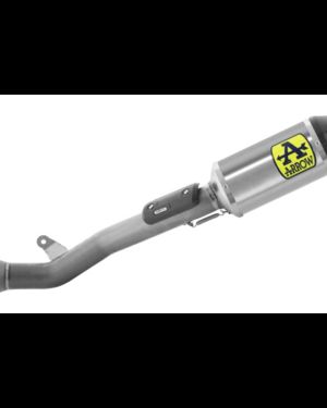 Arrow Indy Race Titanium Cat Eliminator Half System w/ Carbon Fiber Endcap – 2021+ Kawasaki Ninja ZX-10R / ZX-10RR