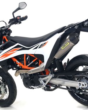 Arrow Racing Full Exhaust System, Titanium / Stainless – 2019+ KTM 690 SMC R