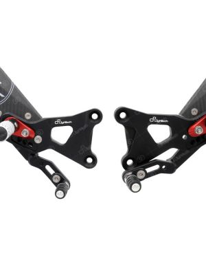 LighTech ‘Track System’ Adjustable Rearsets R Version (Street Shift )  –  2009-2014 BMW S1000RR / HP4