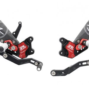 LighTech 'Track System' Adjustable Rearsets  R Version  -  2011-2019 Suzuki GSX-R600 / GSXR750