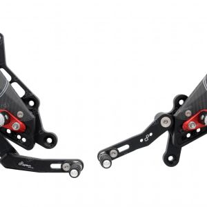 LighTech 'Track System' Adjustable Rearsets  R Version  -  2014-2018 Yamaha FZ-07