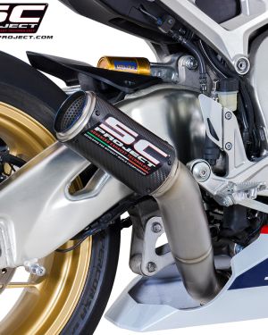 SC-Project CR-T High Mount Slip On 2017-2018 Honda CBR1000RR / SP