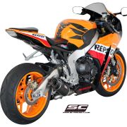 SC-Project Oval Matte Carbon Slip On 2008-2016 Honda CBR1000RR / SP