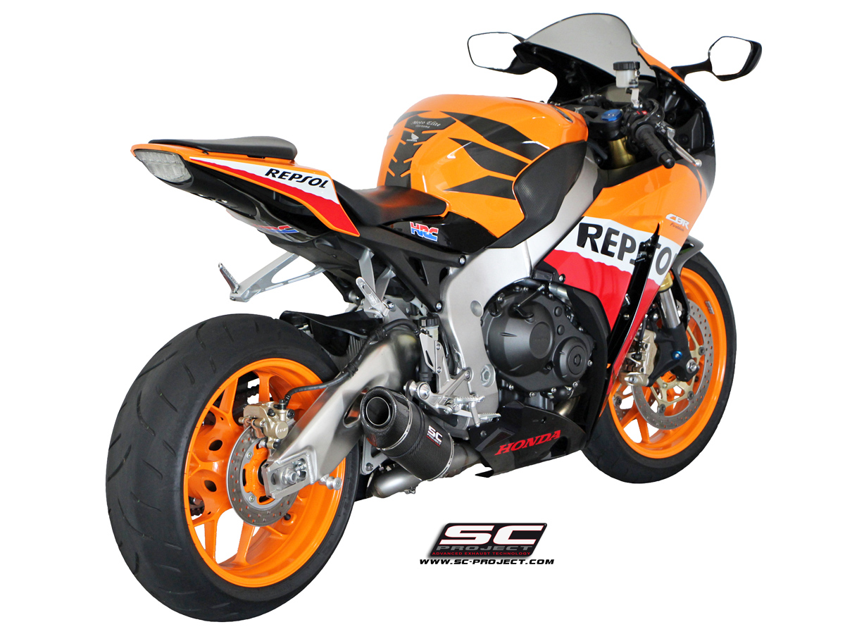 SC-Project Oval Matte Carbon Slip On 2008-2016 Honda CBR1000RR / SP