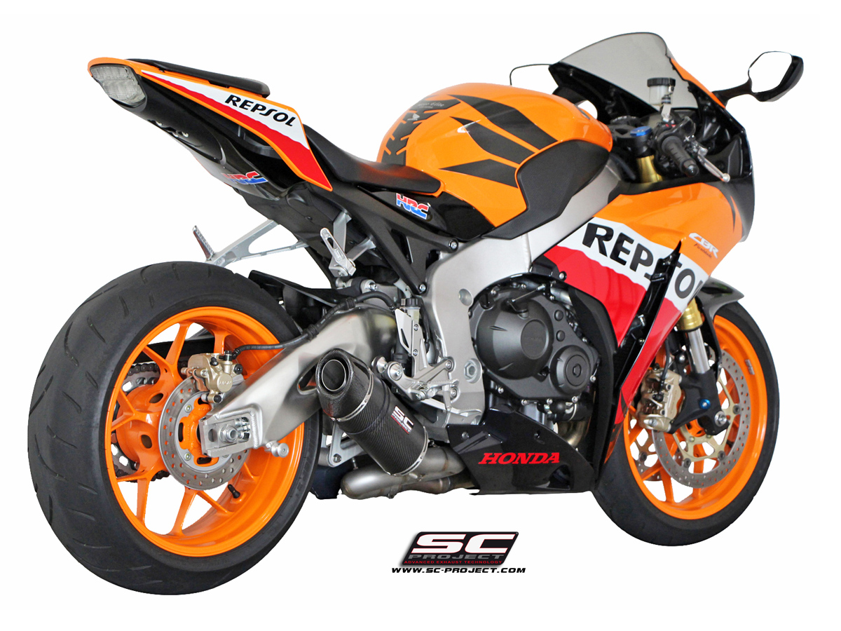 SC-Project Oval Matte Carbon Slip On 2008-2016 Honda CBR1000RR / SP
