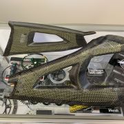 Plastic Bike 2016- 2020 Kawasaki ZX-10R / ZX-10RR Carbon Fiber / Kevlar Swingarm Covers