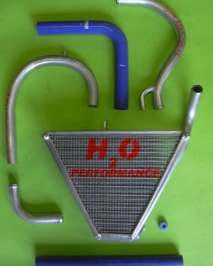 H2O Performance Additional Racing Radiator – Kawasaki ZX-6R (2007-2008)