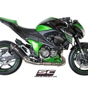 SC-Project Conic Matte Carbon Slip On – Kawasaki Z800 2013-2016