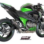 SC-Project Conic Matte Carbon Slip On – Kawasaki Z800 2013-2016