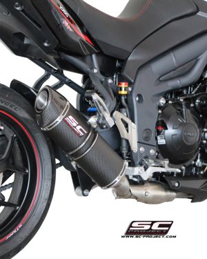 SC-Project Oval Low Mount Slip On Triumph Tiger 1050 2016-2017