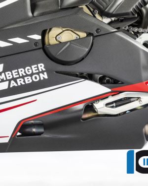 Ilmberger Carbon Bellypan / Lower Cowl For Aftermarket Exhaust (Matte) – Ducati Panigale V4 / V4S / V4R