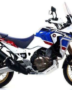 Arrow Maxi Race-Tech Aluminum Dark Slip on for 2018-2019 Honda CRF1000L Africa Twin