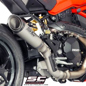 SC-Project Ducati Monster 1200 (17-18) & 1200R (16-18) S1 Slip On Exhaust